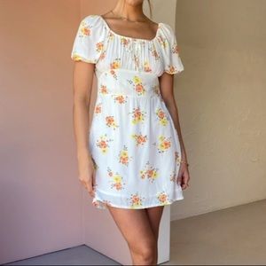Faithfull The Brand Banana Tie Dye Pippa Dress